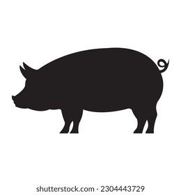 pig icon logo vector design template