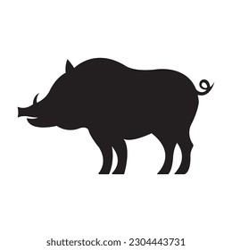 pig icon logo vector design template