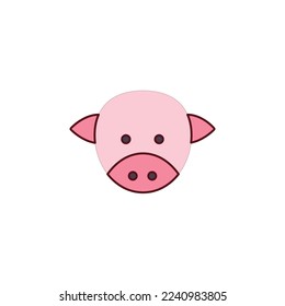 the pig icon is suitable for your web, apk or project with a chinese new year theme