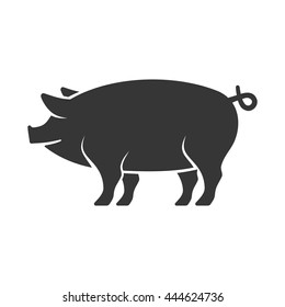 Pig Icon. Vector