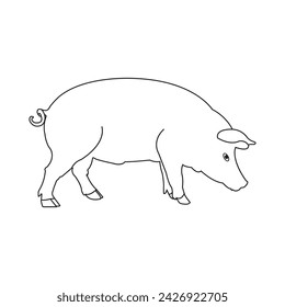 Pig icon vector illustration design