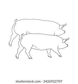 Pig icon vector illustration design