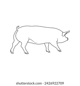 Pig icon vector illustration design