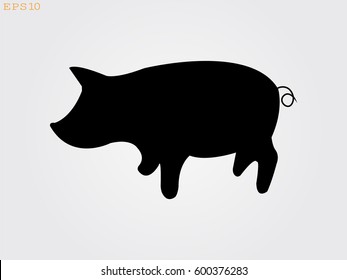 pig, icon, vector illustration eps10