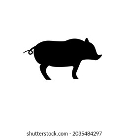 Pig icon vector png. pig icon for web design.