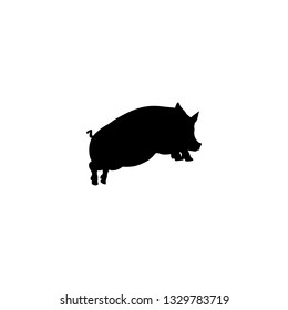 pig icon vector. pig sign on white background. pig icon for web and app
