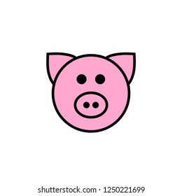 Pig icon.vector illustration