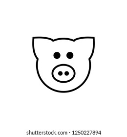 Pig icon.vector illustration