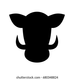 pig icon,vector illustration