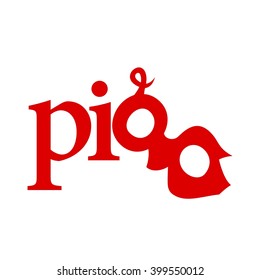 pig illustration logo