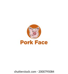 Pig Logo Design; The character of pig's