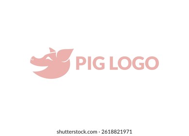 pig logo design vector illustration