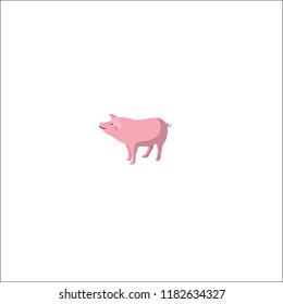 pig logo vector