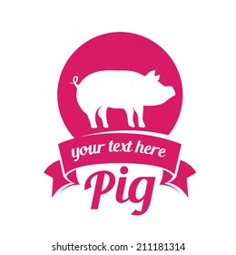 pig meat label 