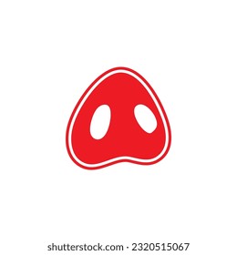 Pig nose design logo symbol