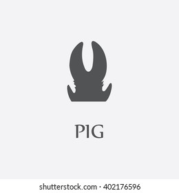 Pig paw. 
