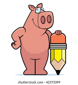Pig Pencil