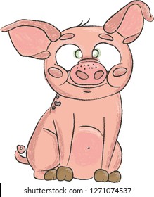 pig, piglet, 2019