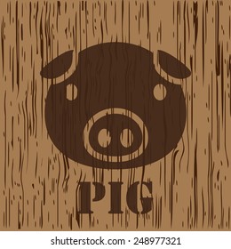 pig, pork icon and symbol 