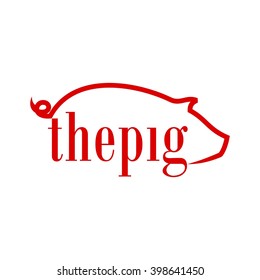 pig pork logo
