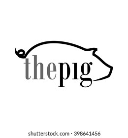 Pig Pork Logo