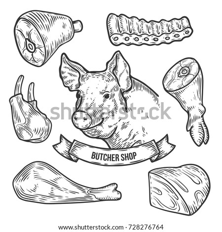pig pork meat ham