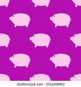 pig seamless pattern background