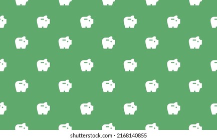 Pig seamless pattern vector illustration.