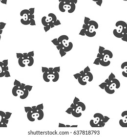 Pig seamless pattern. Vector illustration for backgrounds