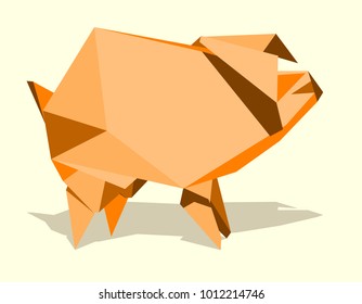 pig, simple abstract image