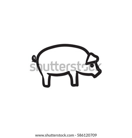 Similar – Image, Stock Photo pig Nature Animal