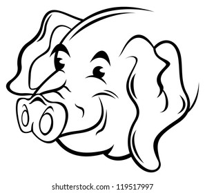 Símbolo de cerdo