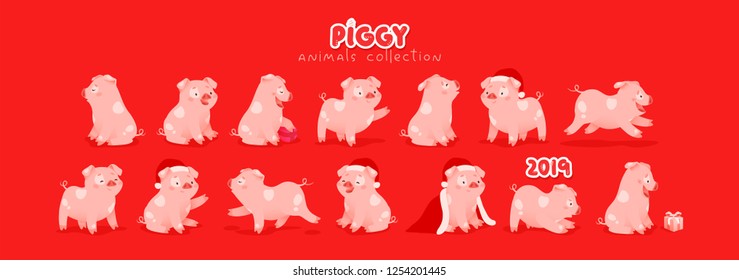 Pig is the symbol of Chinese 2019 new year on the Eastern calendar.