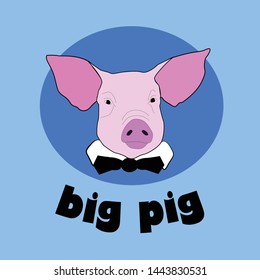 Pig themed t-shirt design new season