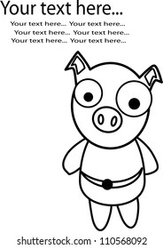 Pig vector