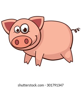 Pig vector art and illustration.