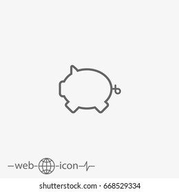 Pig Vector Icon