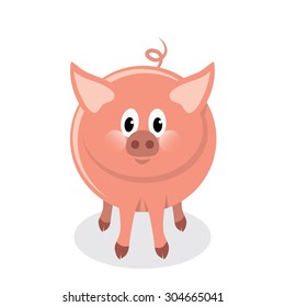 Pig - vector illustration