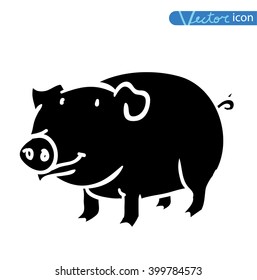 pig, vector illustration