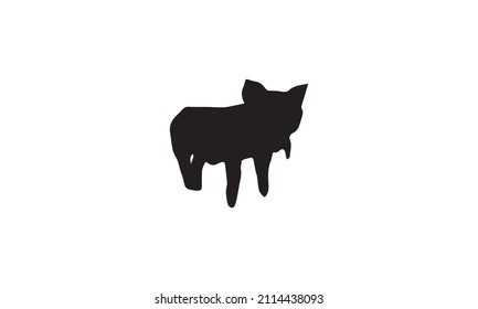 pig vector illustration design black and white