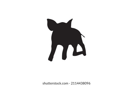 pig vector illustration design black and white