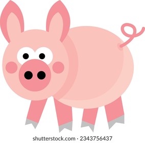 Pig Vector image or clip art