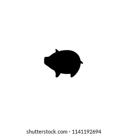 Pig vector isolated icon