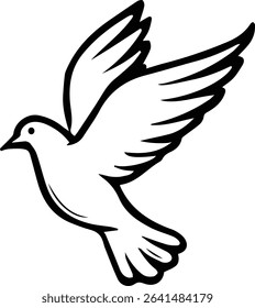 Pigeon bird flying  - Dove bird on transparent background