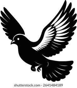 Pigeon bird flying  - Dove bird on transparent background