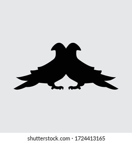 pigeon bird logo icon vector template