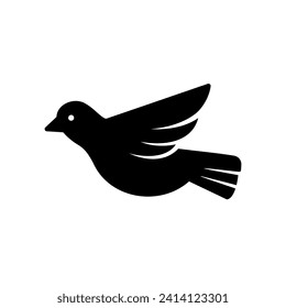 Pigeon or dove icon for bird
