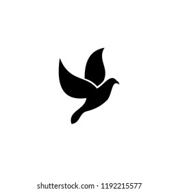 pigeon dove logo icon design vector