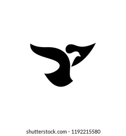 pigeon dove logo icon design vector