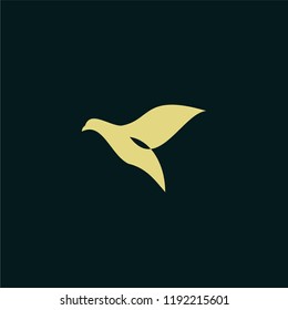 pigeon dove logo icon design vector